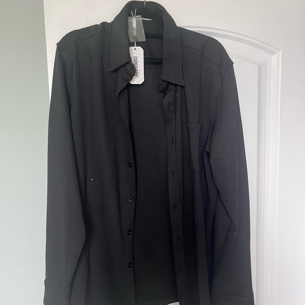 Men's Black Dress Shirt
